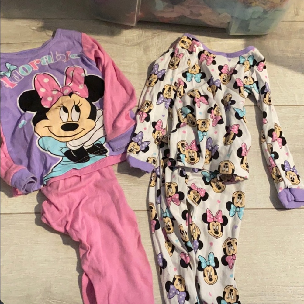 minnie mouse toddler pajamas